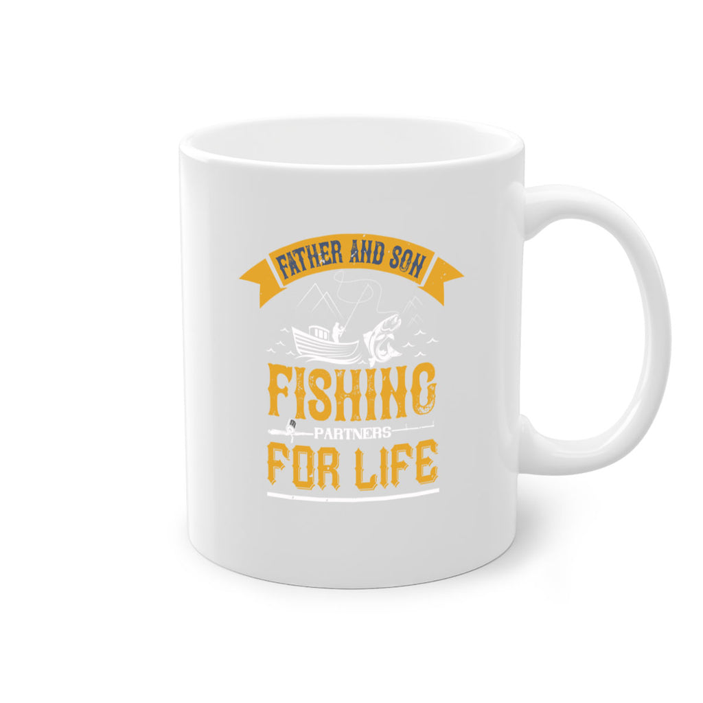 father and son fishing partners for life 158#- fishing-Mug / Coffee Cup
