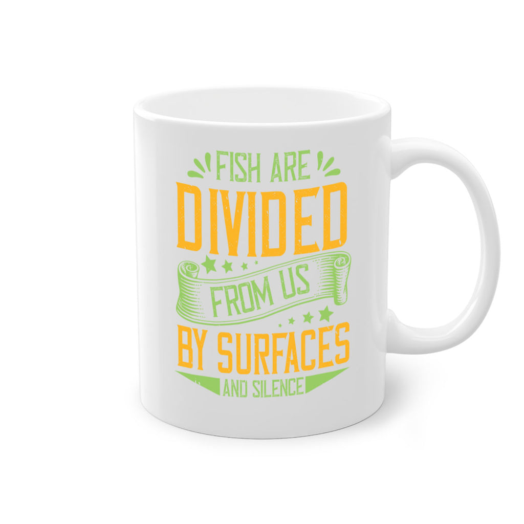 fish are divided from us by surfaces and silence 136#- vegan-Mug / Coffee Cup