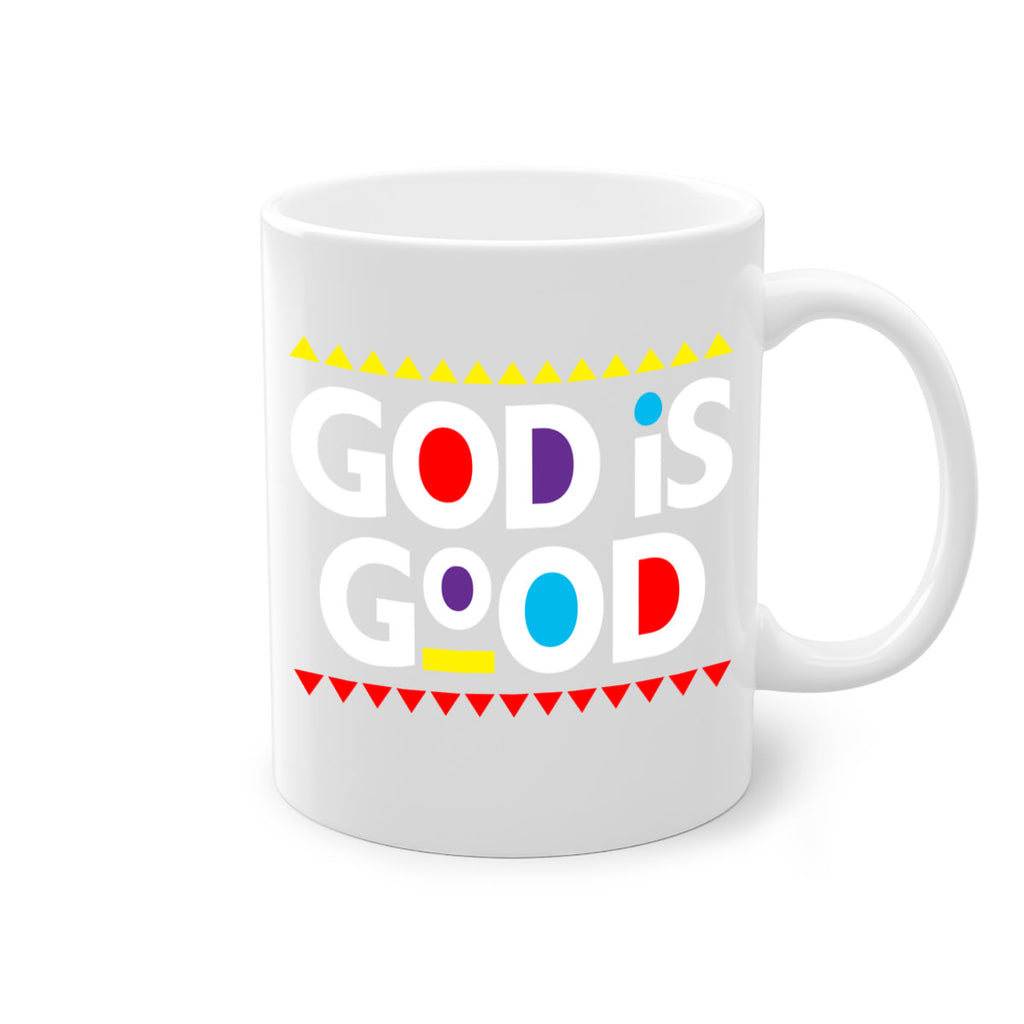 god is good 143#- black words - phrases-Mug / Coffee Cup