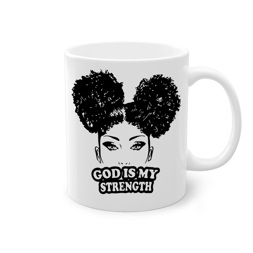 god is my strength 2#- Black women - Girls-Mug / Coffee Cup