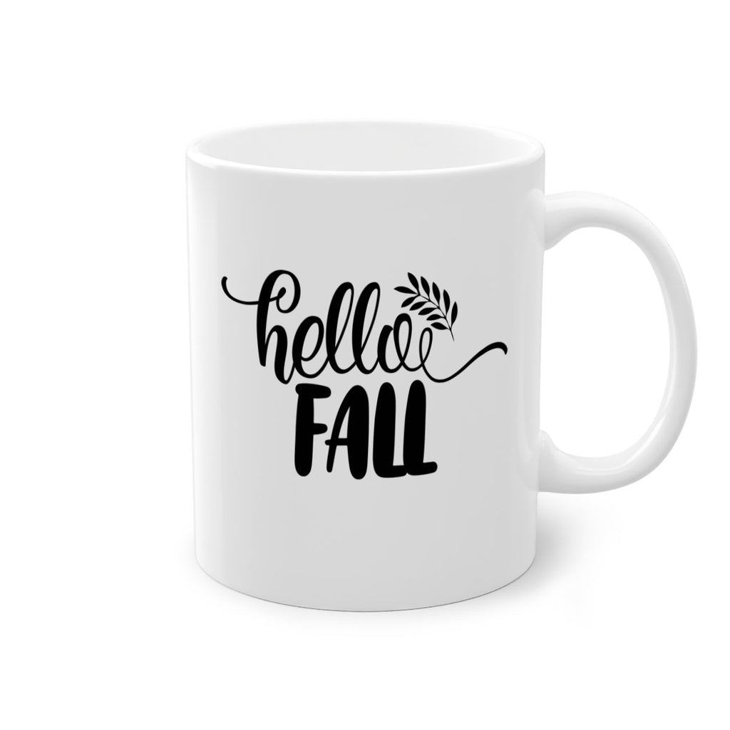 hello fall 54#- thanksgiving-Mug / Coffee Cup