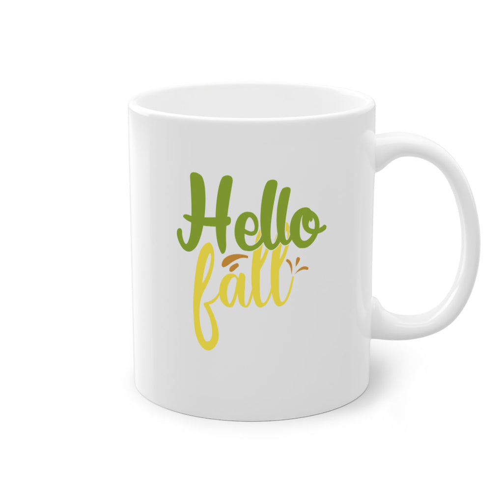 hello fall 55#- thanksgiving-Mug / Coffee Cup