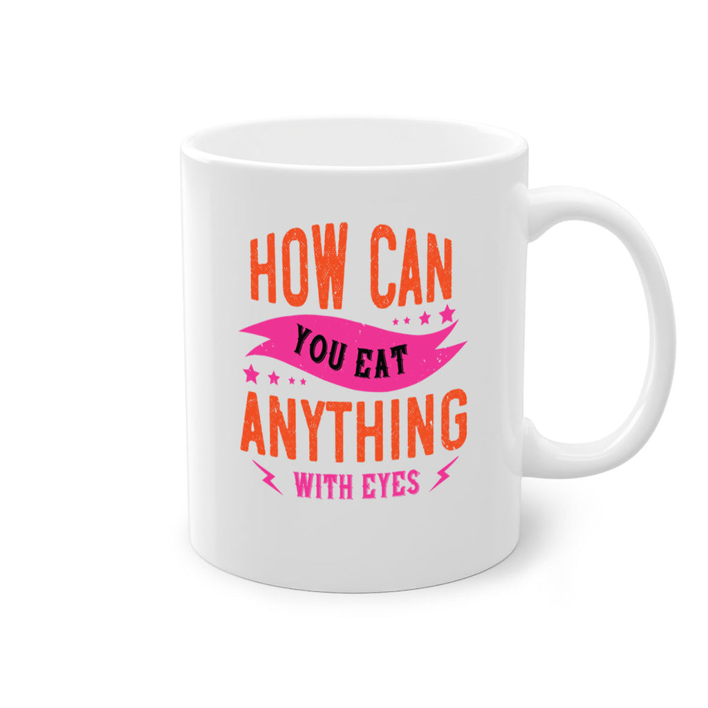 how can you eat anything with eyes 55#- vegan-Mug / Coffee Cup