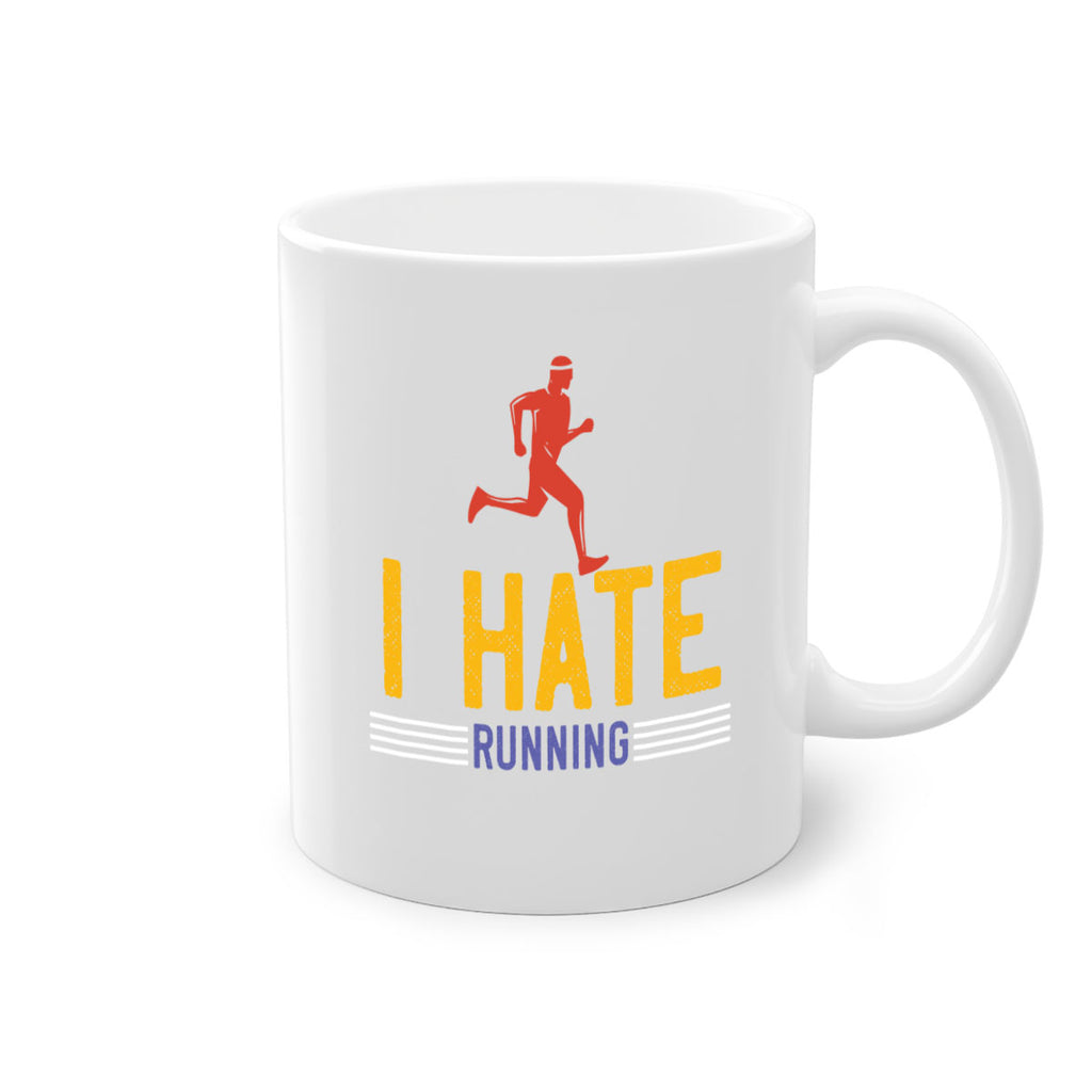 i hate running 40#- running-Mug / Coffee Cup