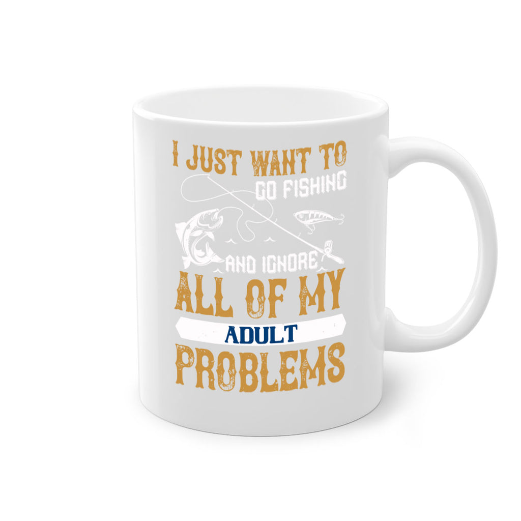 i just want to go fishing 104#- fishing-Mug / Coffee Cup