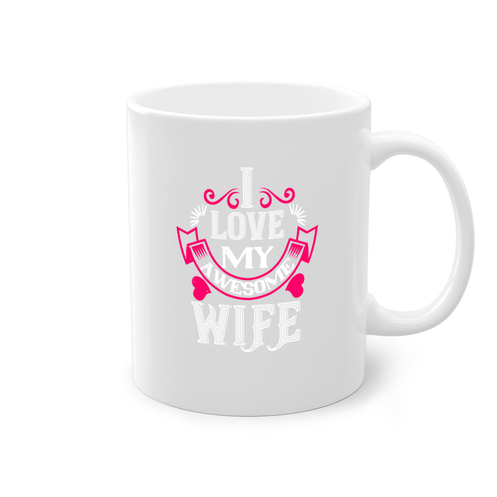 i love my awesome wife 55#- valentines day-Mug / Coffee Cup