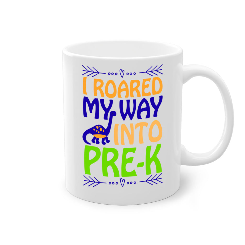 i roared my way into prek 20#- mardi gras-Mug / Coffee Cup