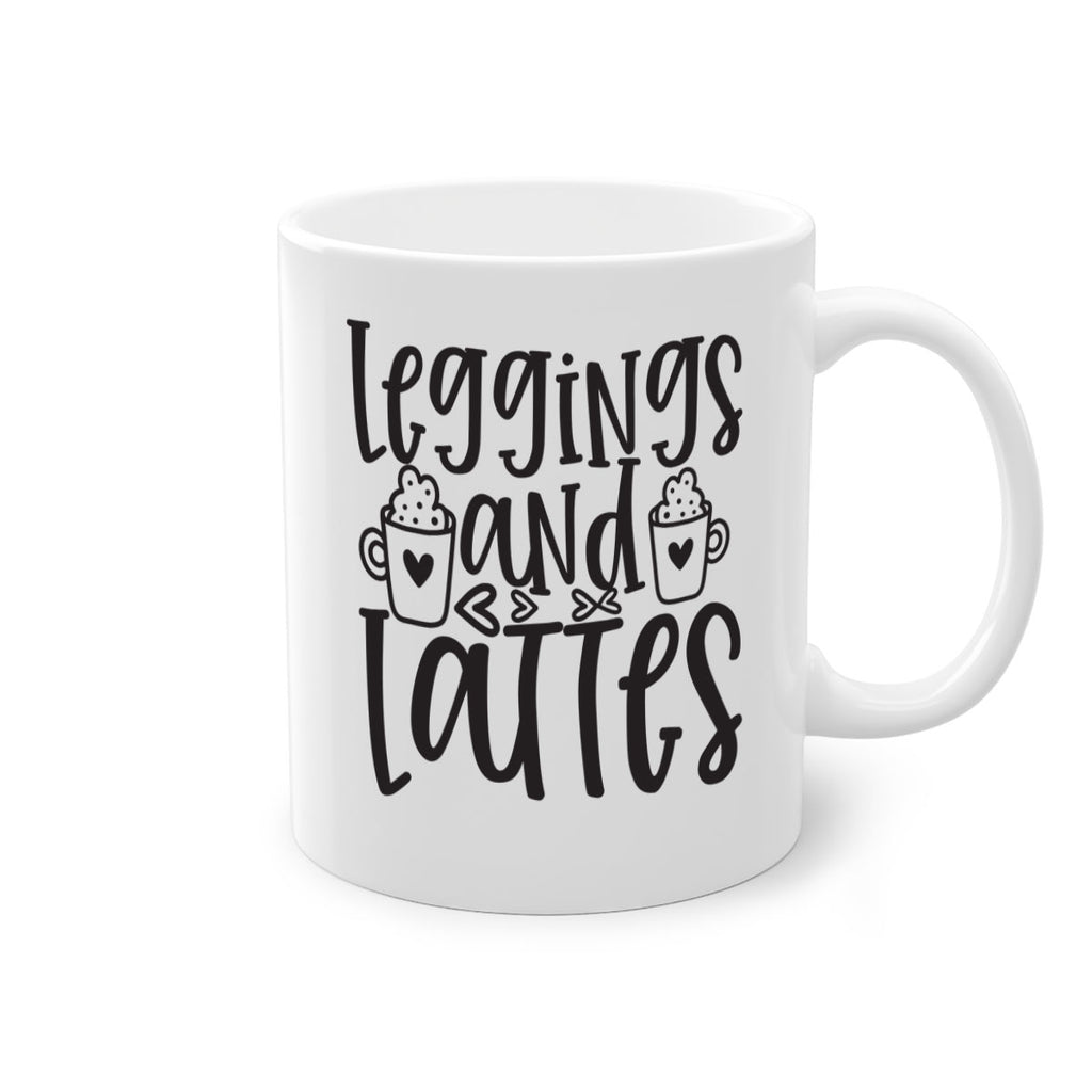 leggings and lattes 389#- mom-Mug / Coffee Cup