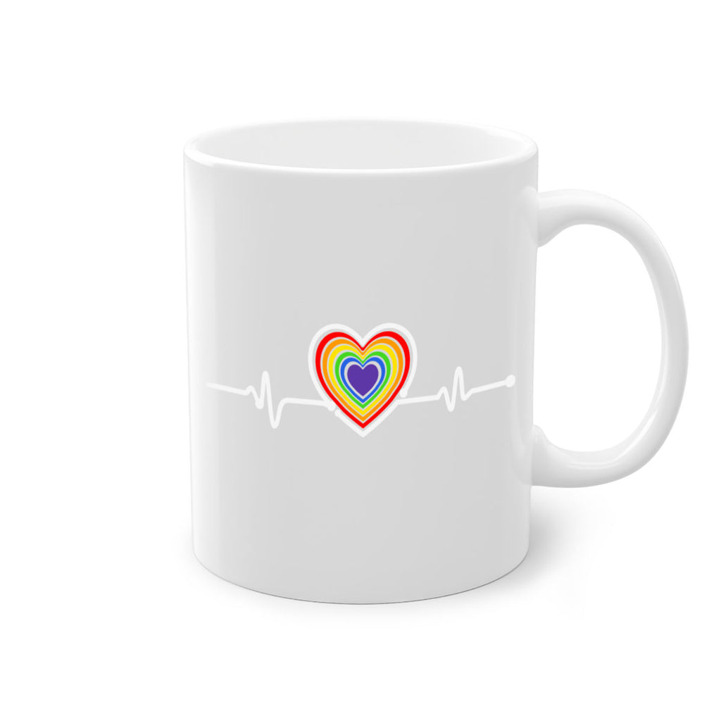 lgbt heartbeat lgbt pride 102#- lgbt-Mug / Coffee Cup