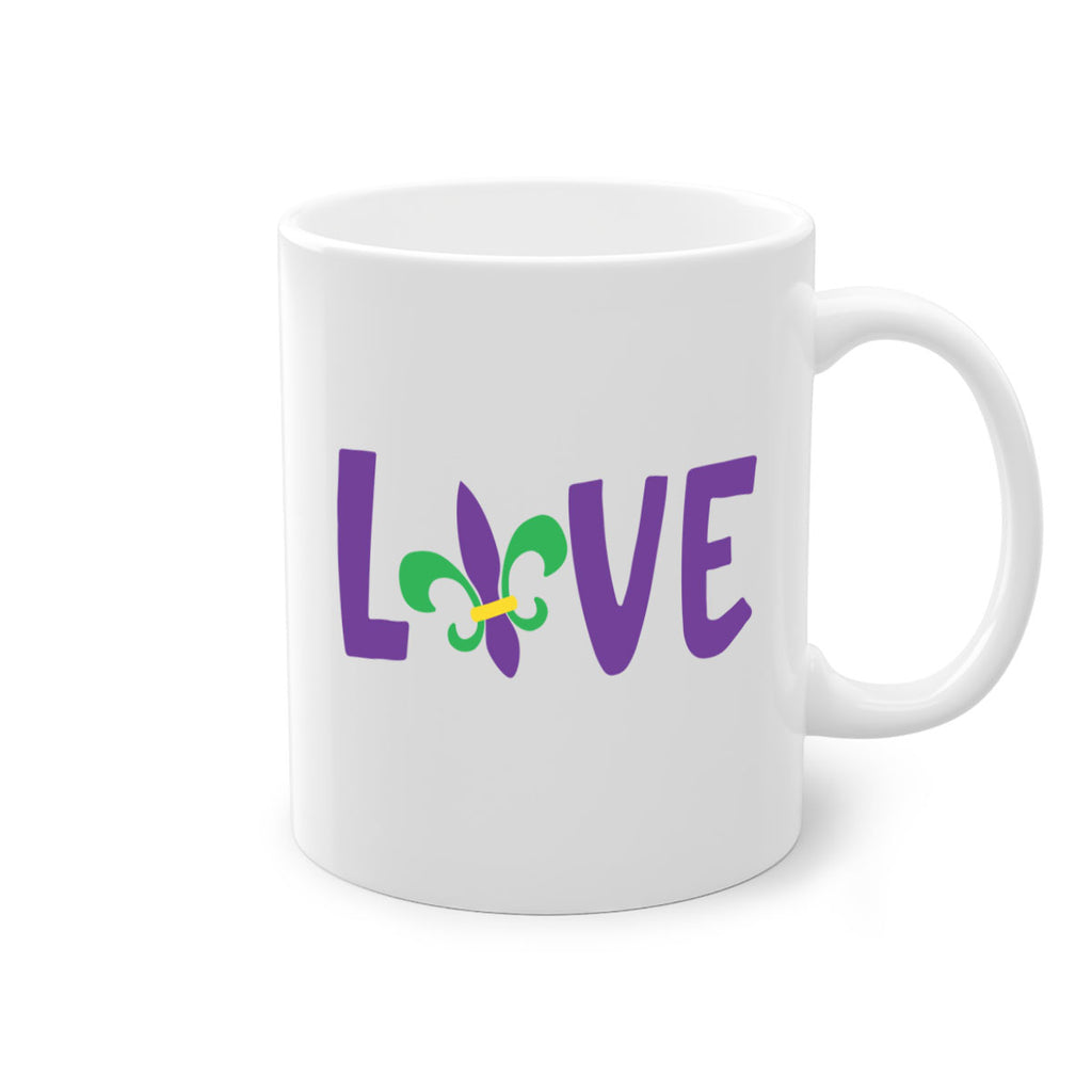 love 80#- mardi gras-Mug / Coffee Cup