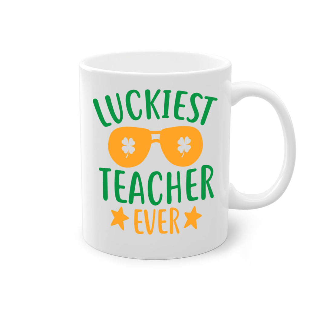 luckiest teacher ever 13#- mardi gras-Mug / Coffee Cup