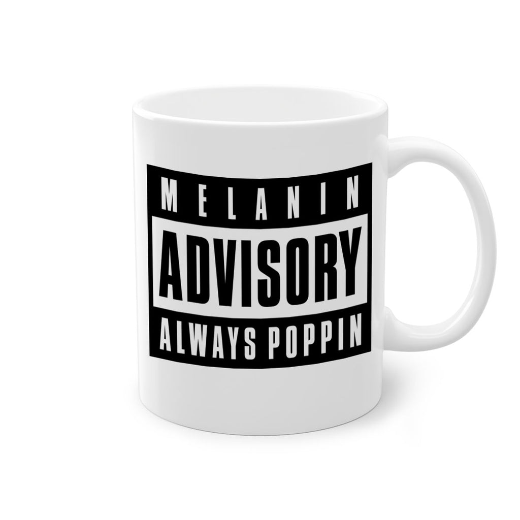 melanin advisory 80#- black words - phrases-Mug / Coffee Cup