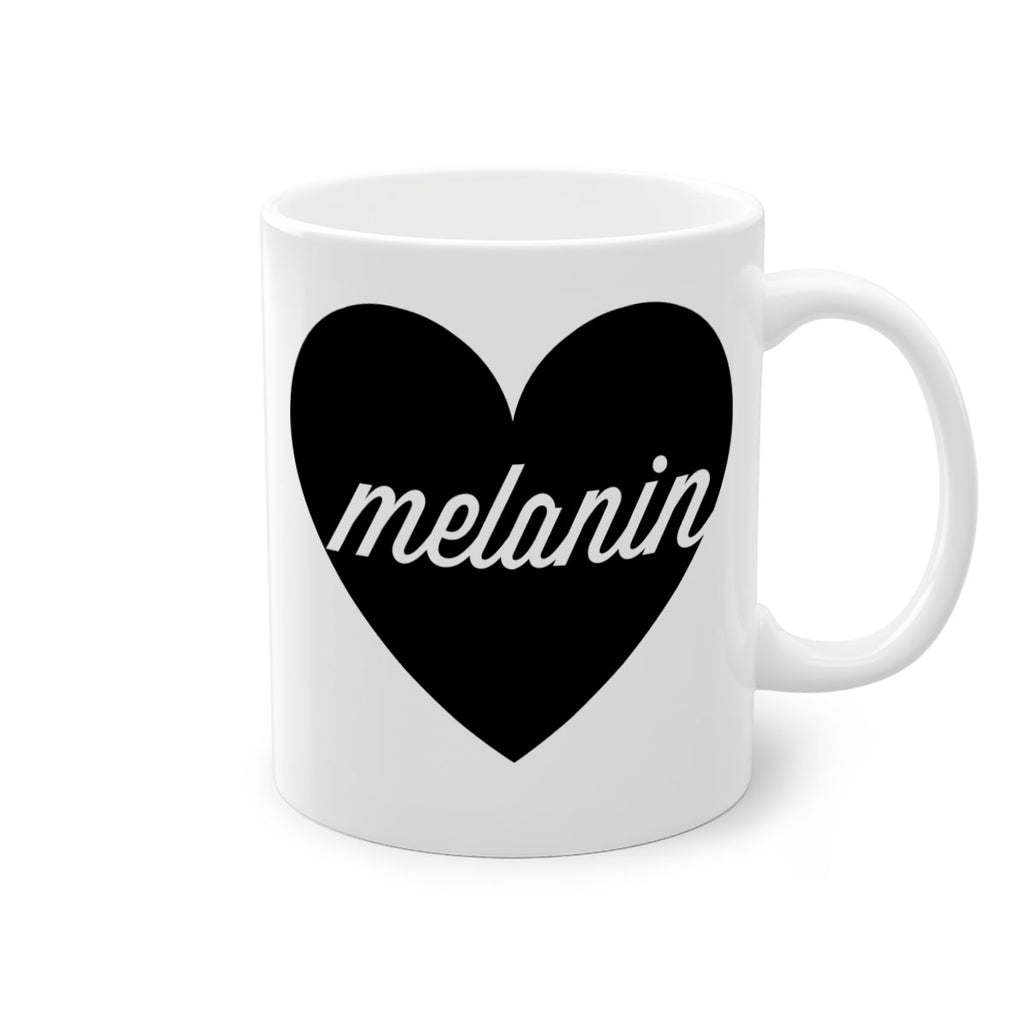melanin loveheart 76#- black words - phrases-Mug / Coffee Cup