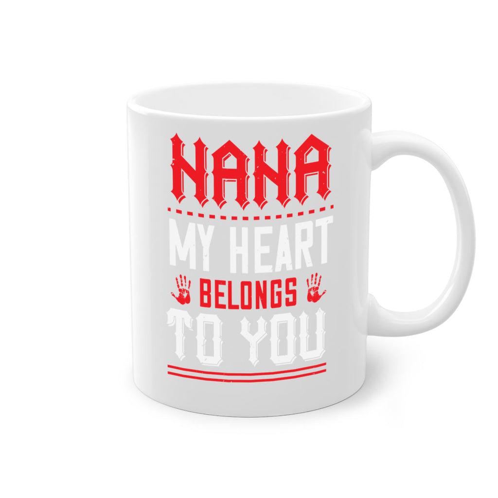 nana MY HEART 7#- grandma-Mug / Coffee Cup