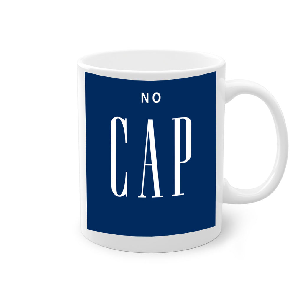 no cap 63#- black words - phrases-Mug / Coffee Cup