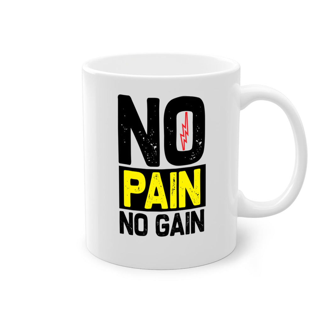 no pain no gain 5#- gym-Mug / Coffee Cup