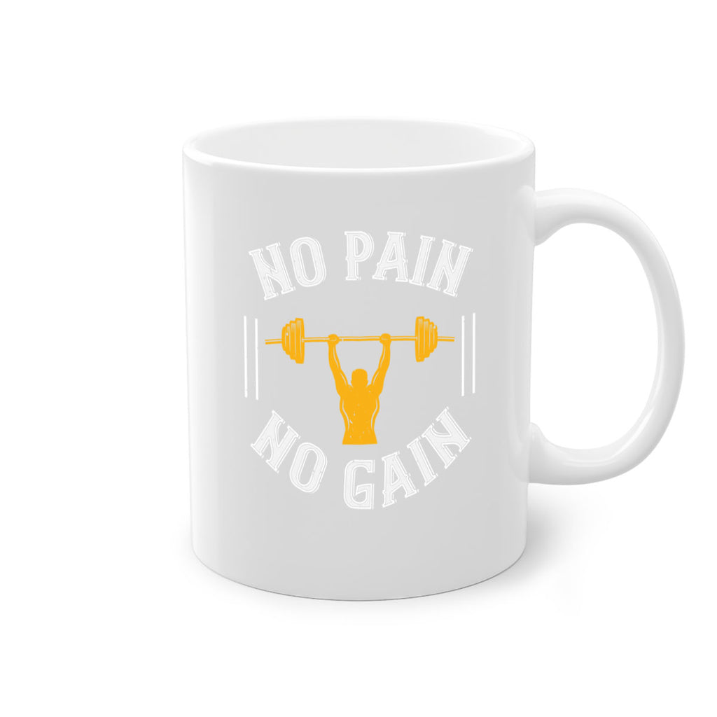 no pain no gain 81#- gym-Mug / Coffee Cup