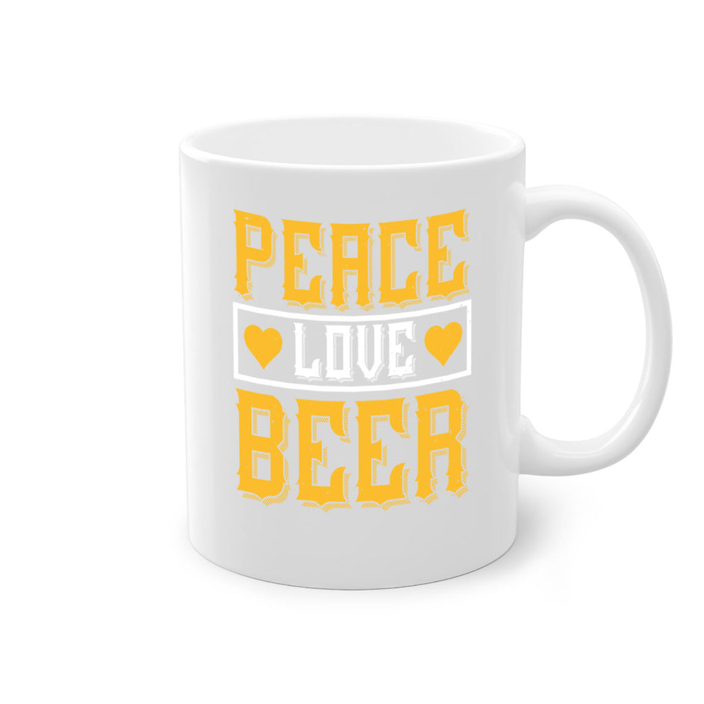 peace love beer 53#- beer-Mug / Coffee Cup