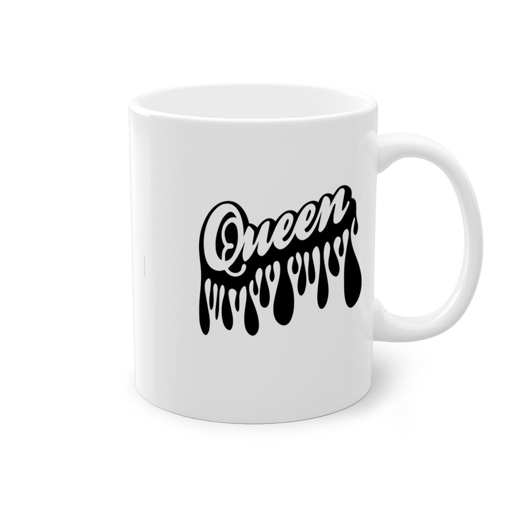 queen- black words - phrases-Mug / Coffee Cup