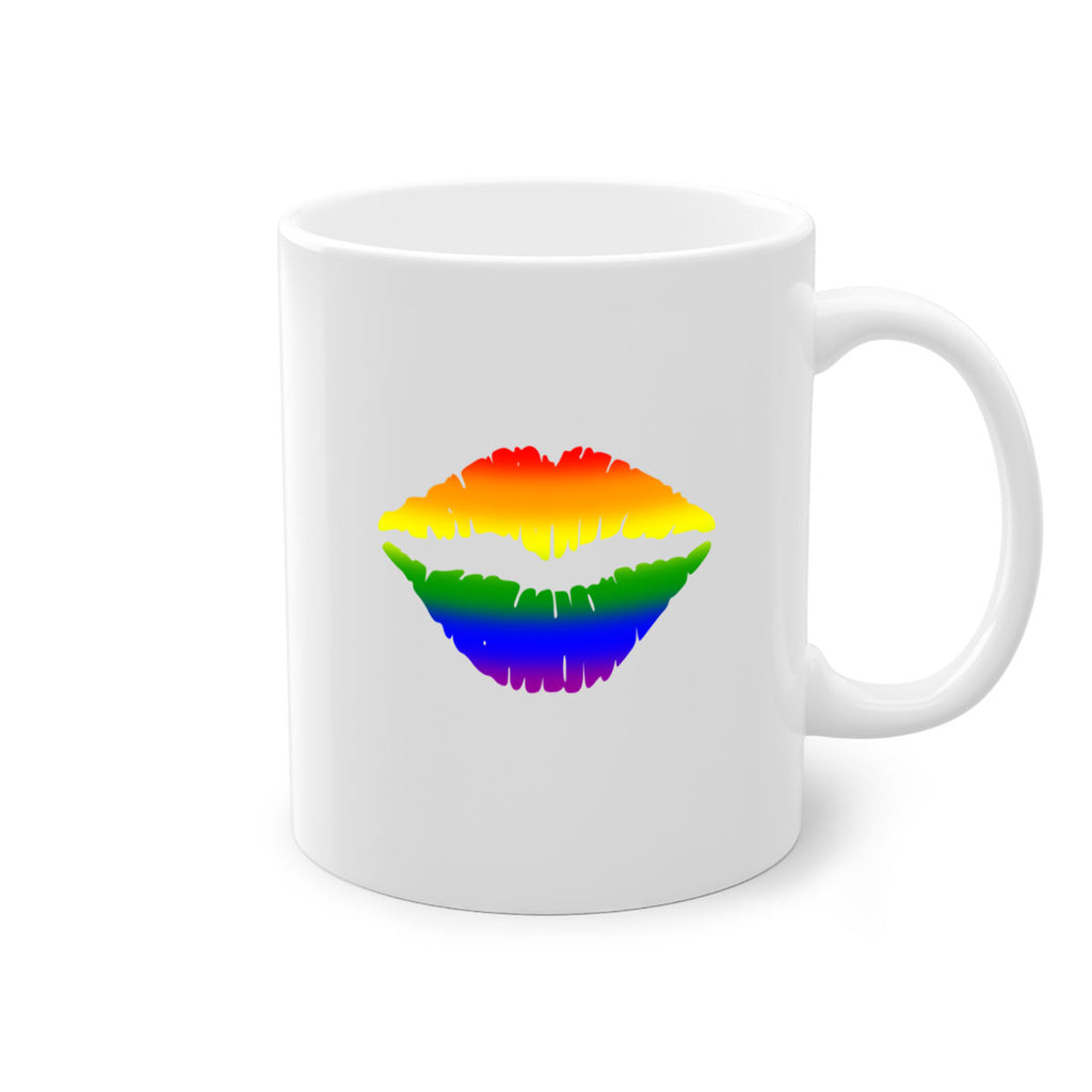 rainbow lips 6#- lgbt-Mug / Coffee Cup