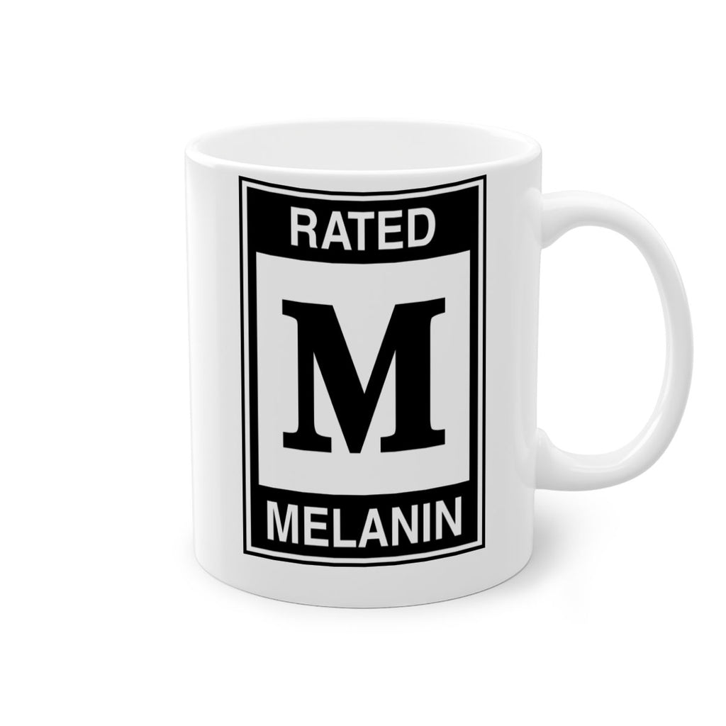 ratedm melanin 44#- black words - phrases-Mug / Coffee Cup