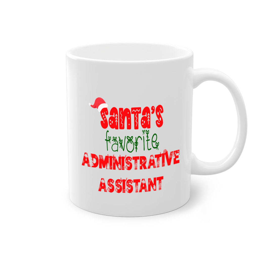 santas favorite administrative assistant style 623#- christmas-Mug / Coffee Cup