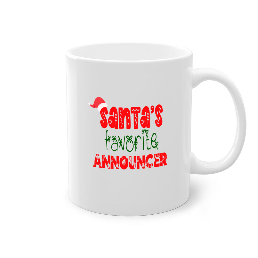 santas favorite announcer style 643#- christmas-Mug / Coffee Cup