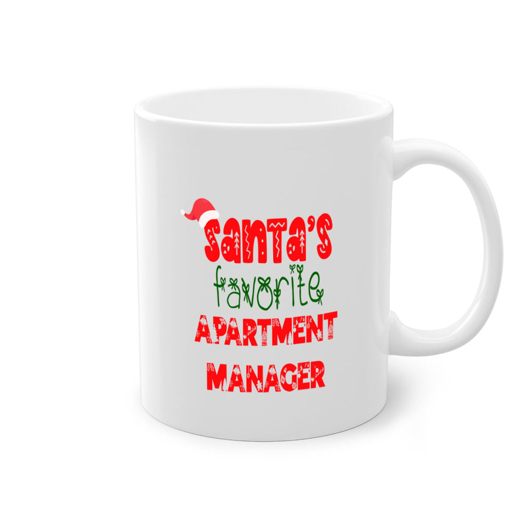 santas favorite apartment manager style 644#- christmas-Mug / Coffee Cup
