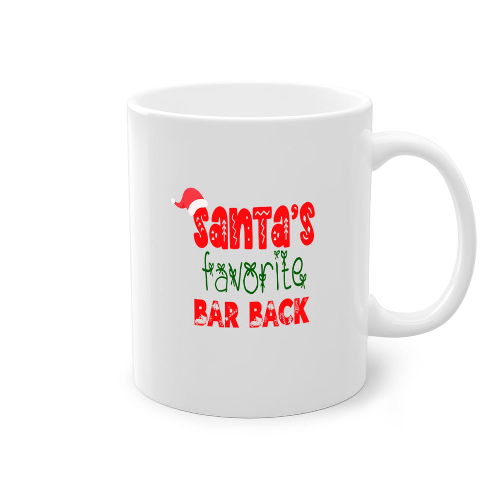 santas favorite bar back style 674#- christmas-Mug / Coffee Cup