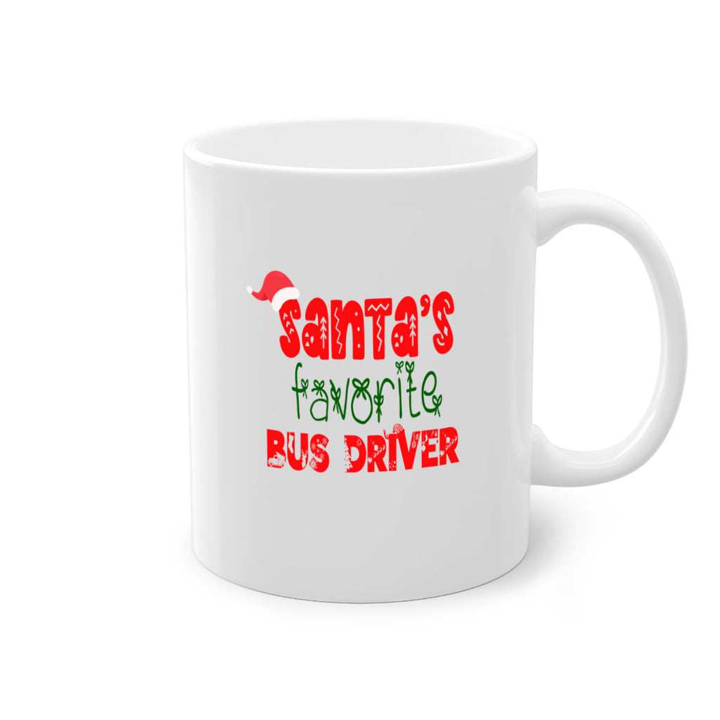 santas favorite bus driver style 692#- christmas-Mug / Coffee Cup