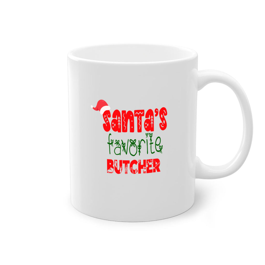 santas favorite butcher style 694#- christmas-Mug / Coffee Cup