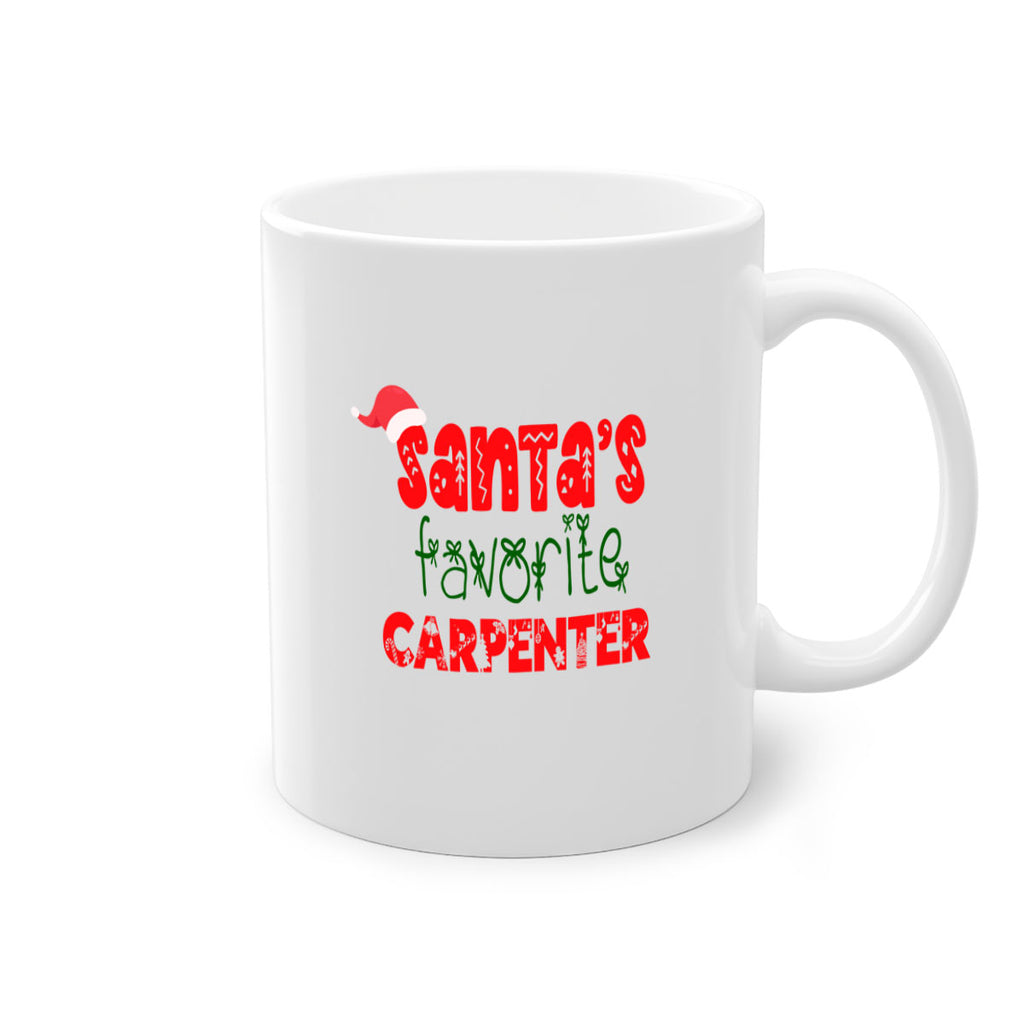 santas favorite carpenter style 701#- christmas-Mug / Coffee Cup