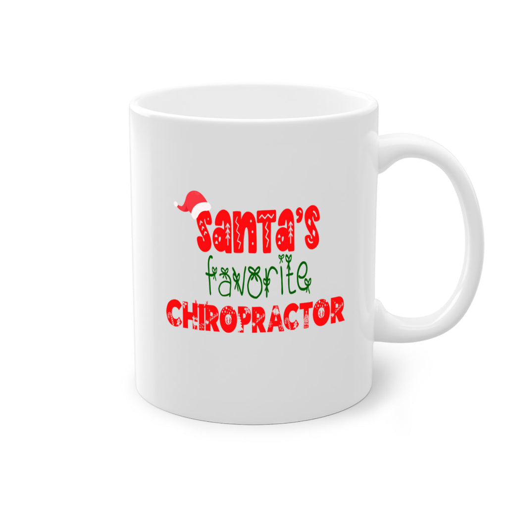 santas favorite chiropractor style 715#- christmas-Mug / Coffee Cup