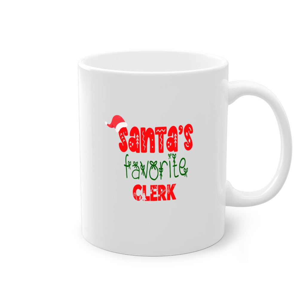 santas favorite clerk style 722#- christmas-Mug / Coffee Cup