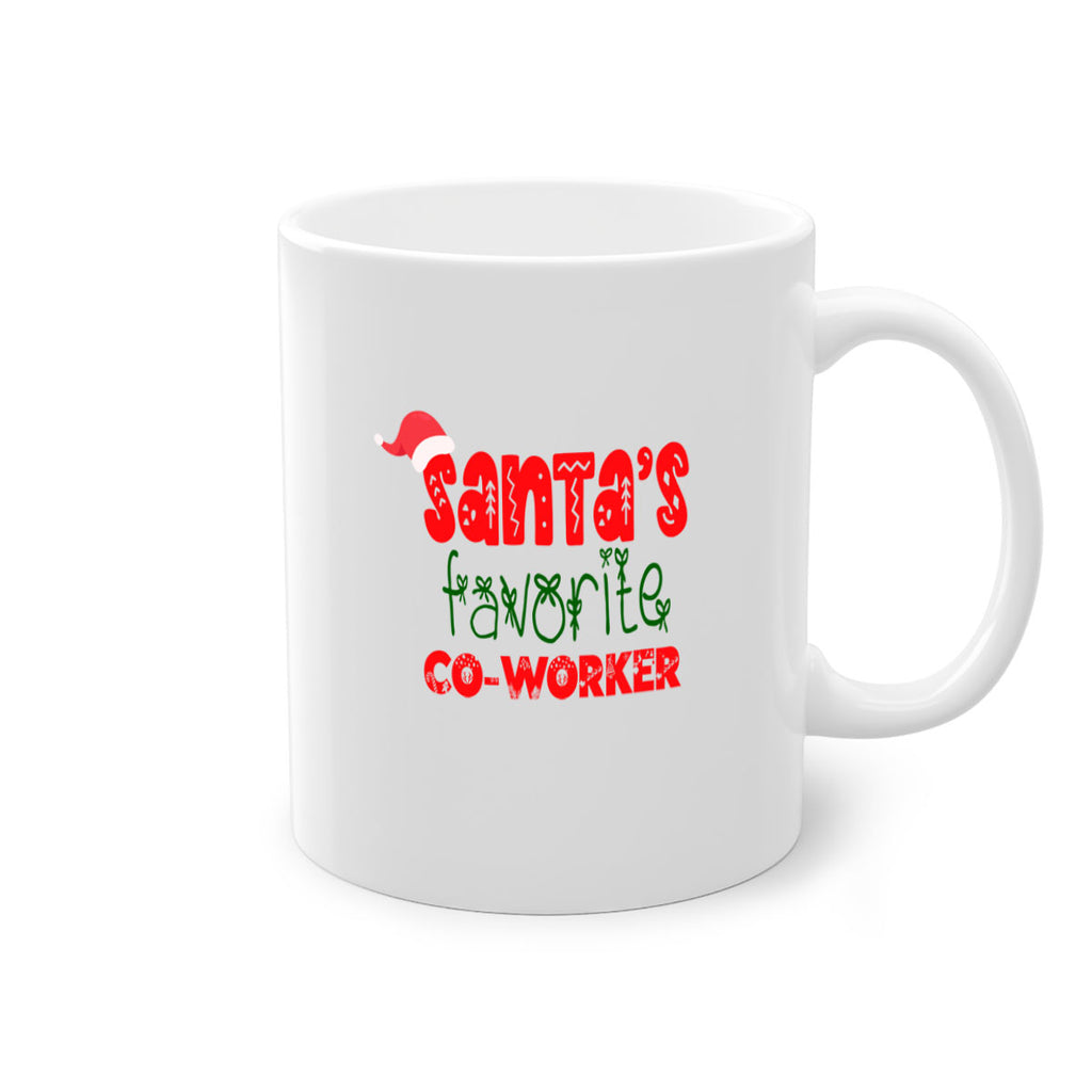 santas favorite co-worker style 723#- christmas-Mug / Coffee Cup