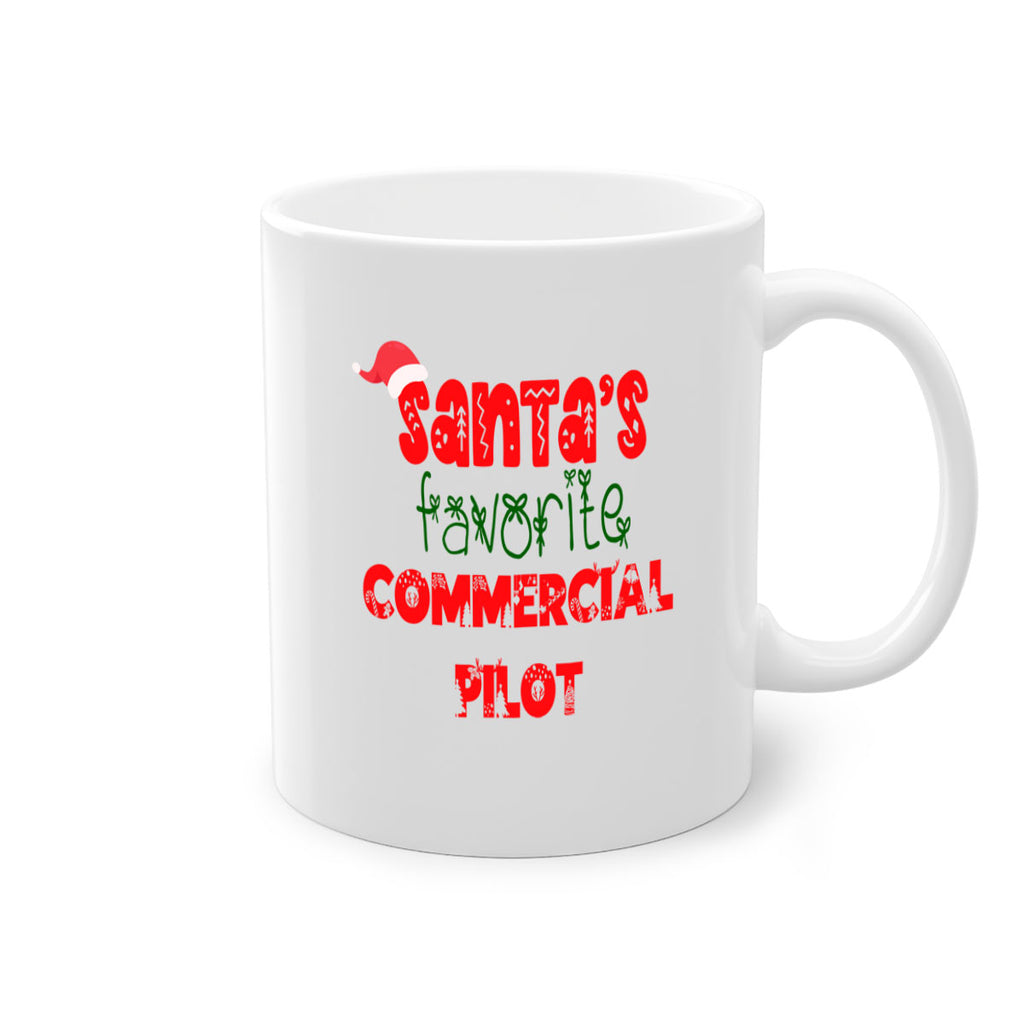 santas favorite commercial pilot style 729#- christmas-Mug / Coffee Cup