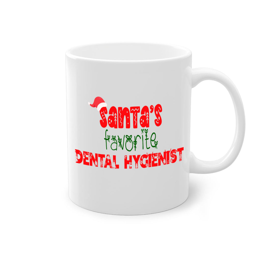 santas favorite dental hygienist style 775#- christmas-Mug / Coffee Cup