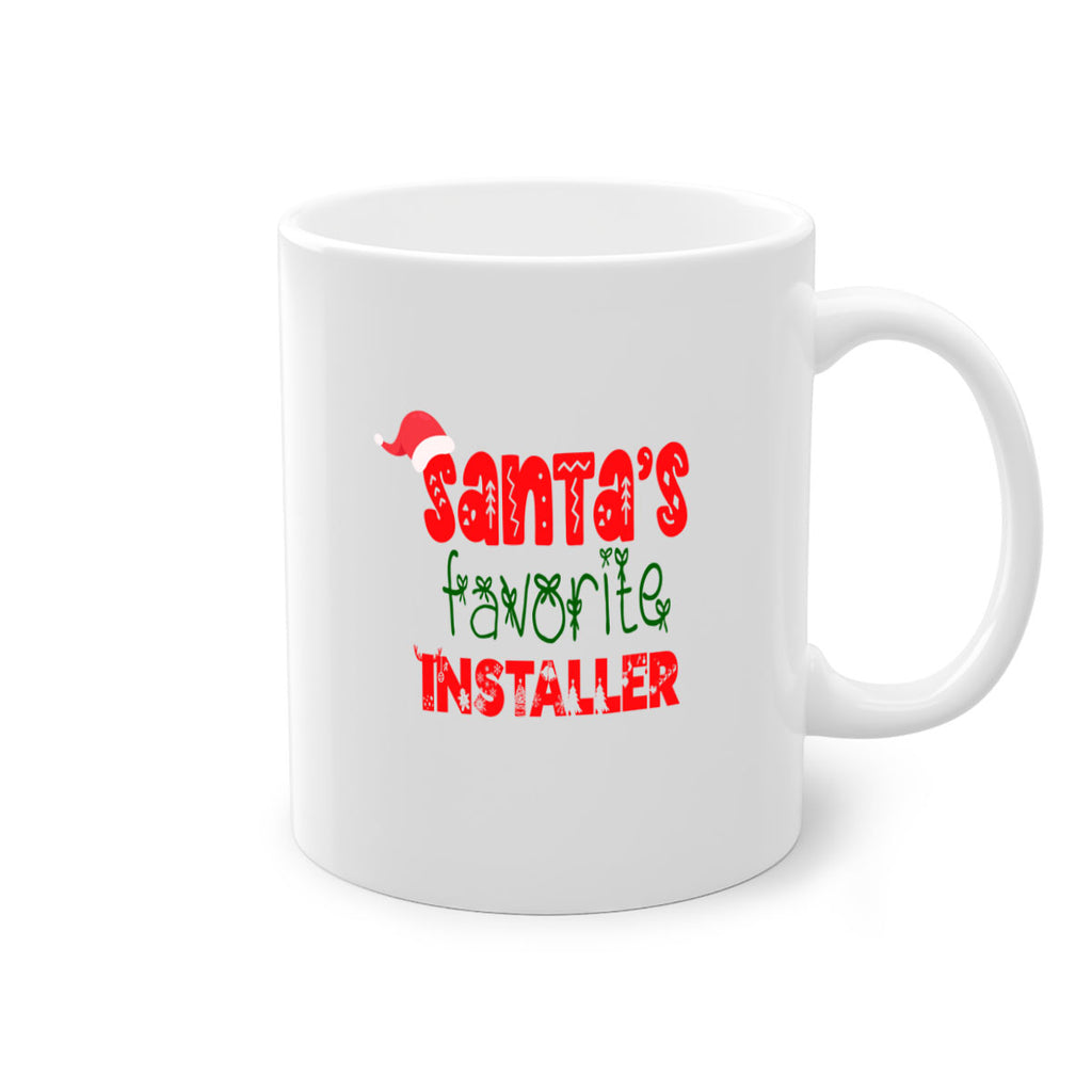 santas favorite installer style 889#- christmas-Mug / Coffee Cup