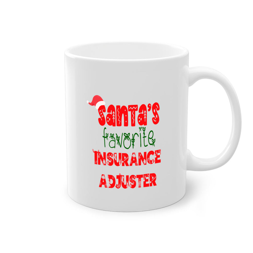 santas favorite insurance adjuster style 891#- christmas-Mug / Coffee Cup