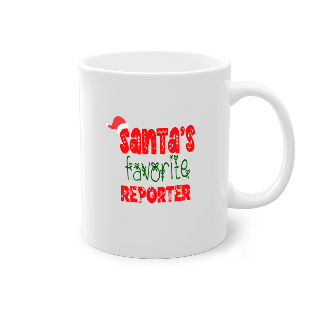 santas favorite reporter style 1062#- christmas-Mug / Coffee Cup