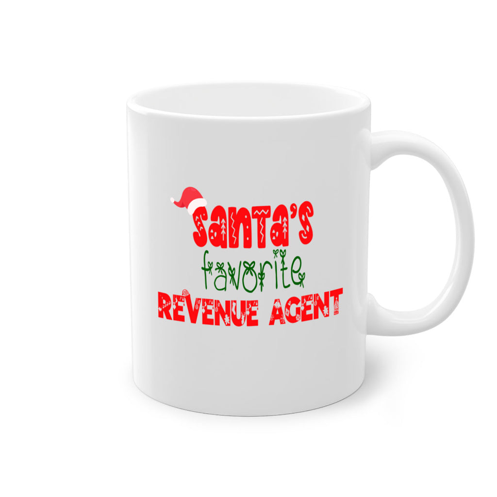 santas favorite revenue agent style 1064#- christmas-Mug / Coffee Cup