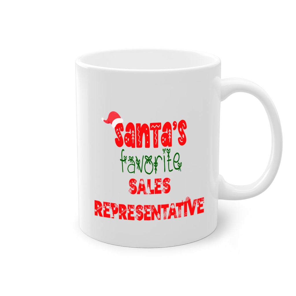 santas favorite sales representative style 1068#- christmas-Mug / Coffee Cup