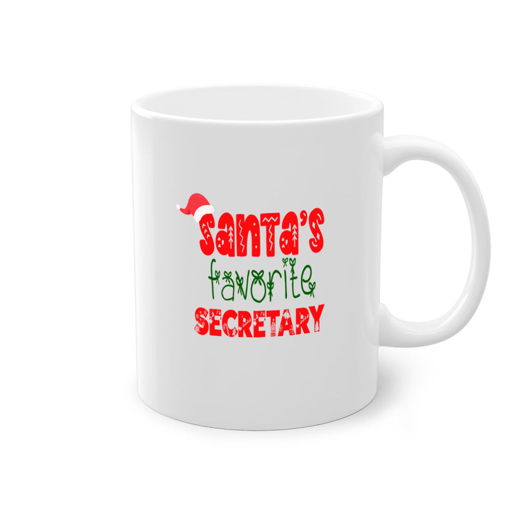 santas favorite secretary style 1072#- christmas-Mug / Coffee Cup