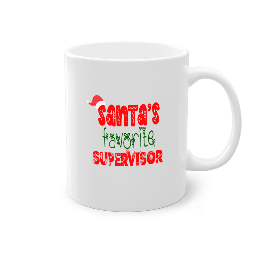 santas favorite supervisor style 1107#- christmas-Mug / Coffee Cup
