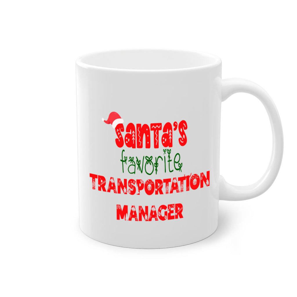 santas favorite transportation manager style 1129#- christmas-Mug / Coffee Cup