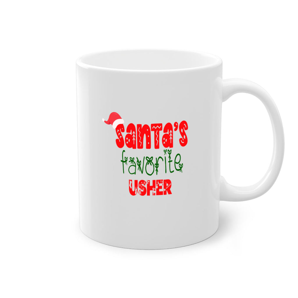 santas favorite usher style 1142#- christmas-Mug / Coffee Cup