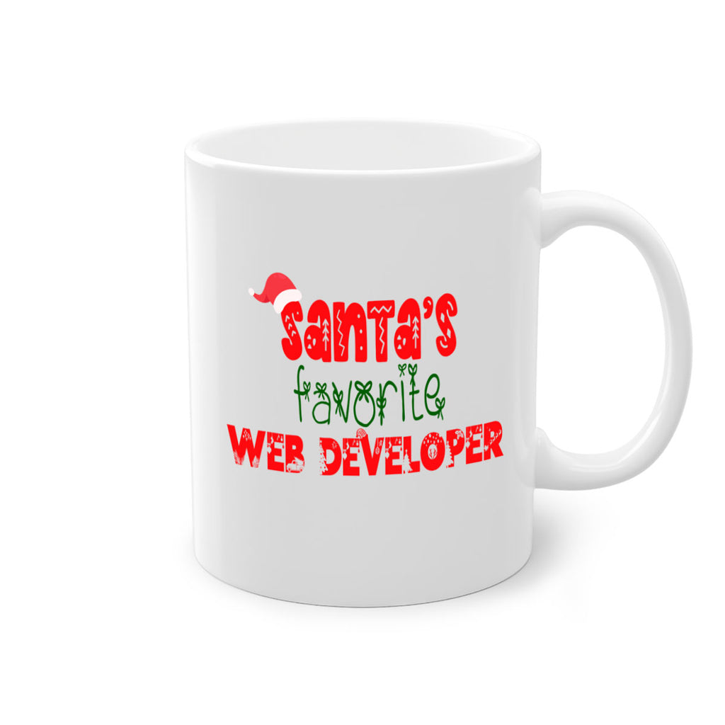 santas favorite web developer style 1154#- christmas-Mug / Coffee Cup