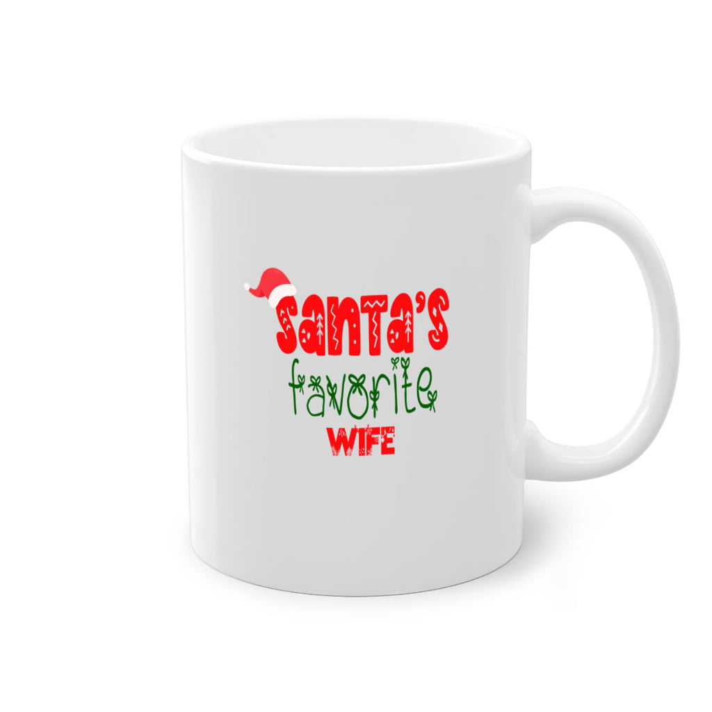 santas favorite wife style 1156#- christmas-Mug / Coffee Cup