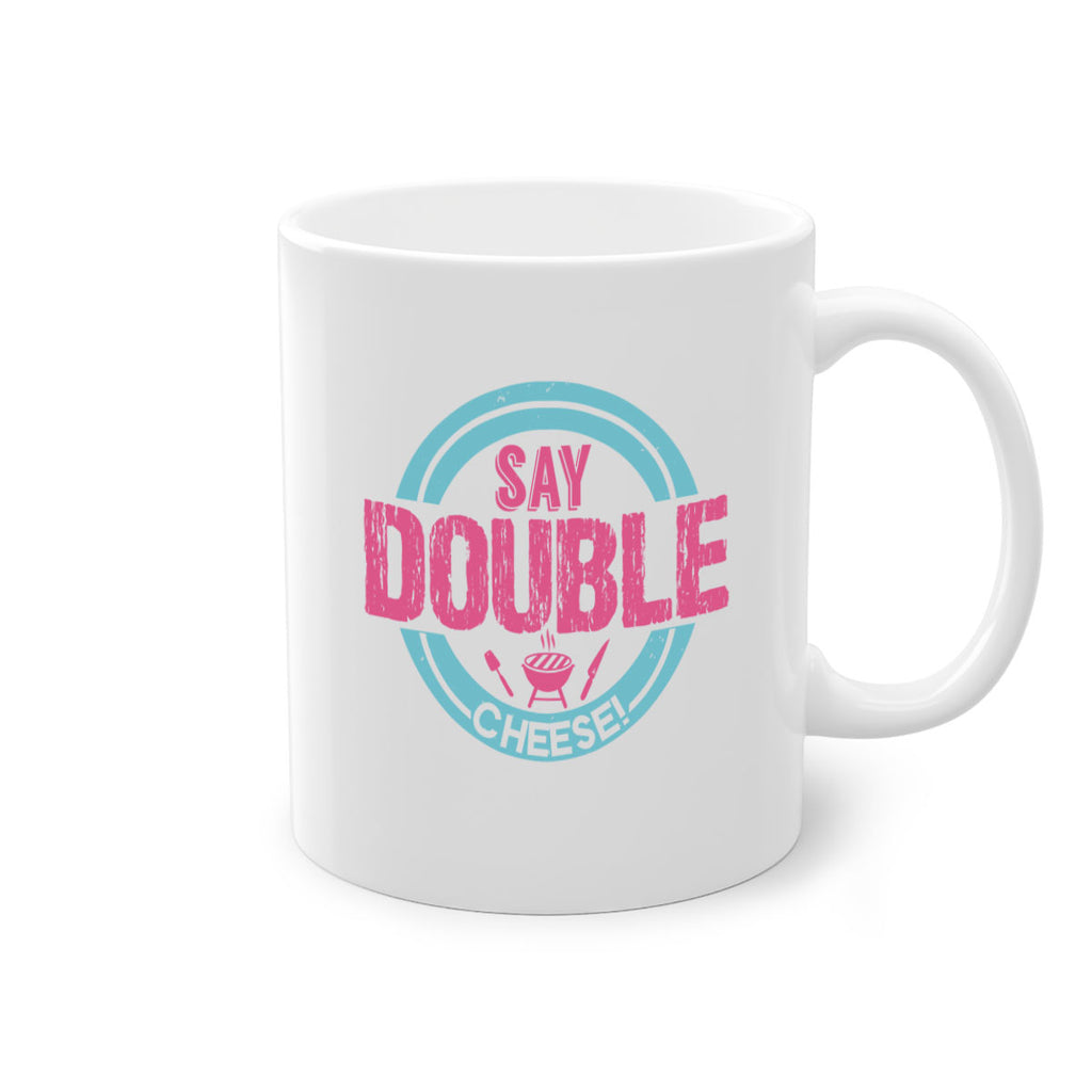 say double cheese 14#- bbq-Mug / Coffee Cup