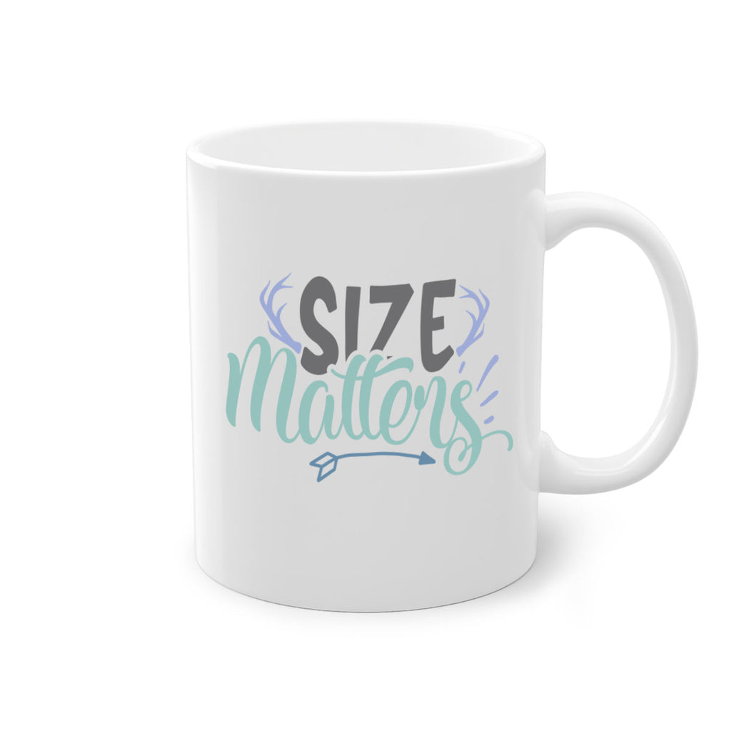 size matters 195#- fishing-Mug / Coffee Cup